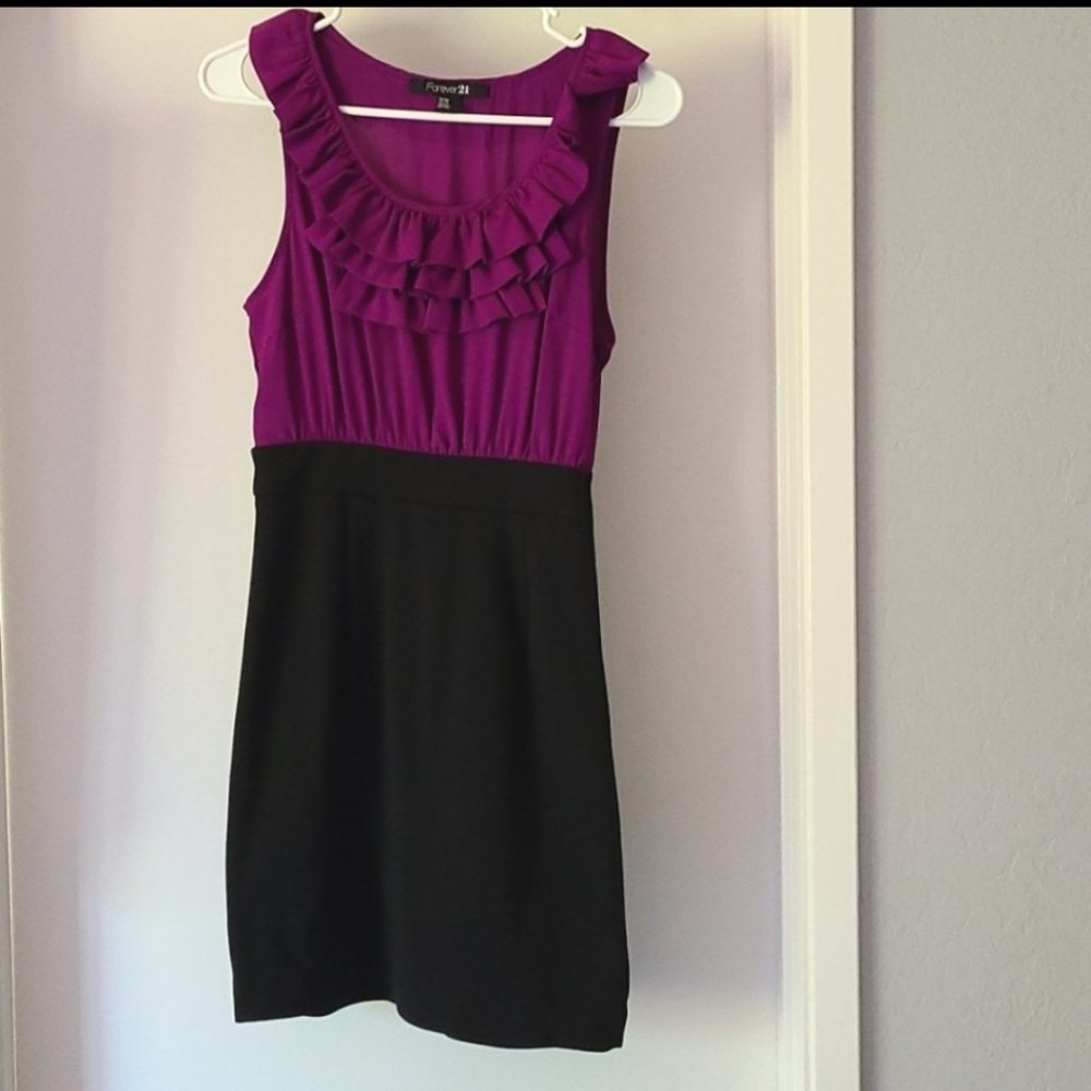 Forever 21 Formal Purple Black Dress